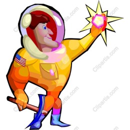 Vibrant Astronaut Adventure