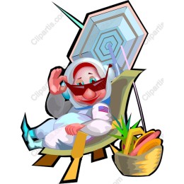 Cosmic Chill: Astronaut