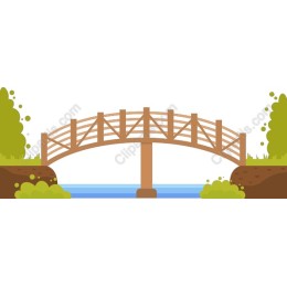 Rustic Wooden Bridge