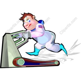 Whimsical Astronaut Treadmill