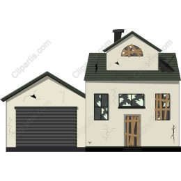 Dilapidated House and Garage