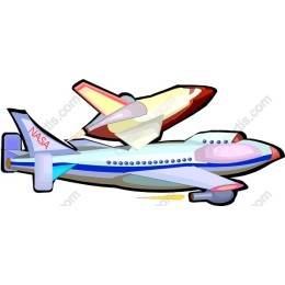 NASA Spacecraft and Airplane