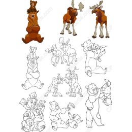 Adorable Bear and Moose Bundle