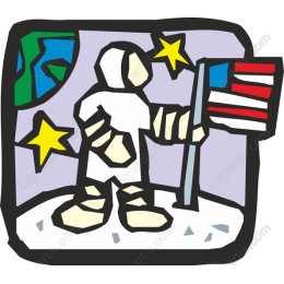 Astronaut on the Moon