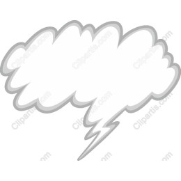 Lightning Bolt Speech Bubble