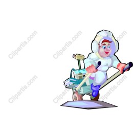 Cheerful Space Suit Character