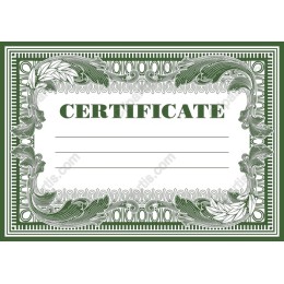 Elegant Floral Certificate