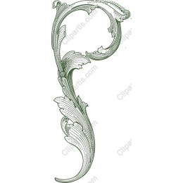 Elegant Floral Leaf