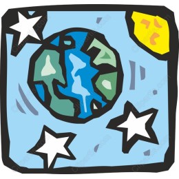 Cosmic Journey - Whimsical Earth