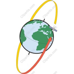 Earth and Satellite