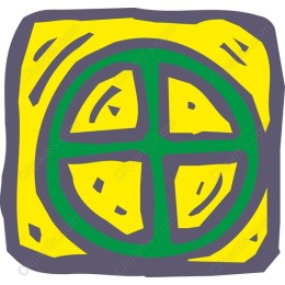 Playful Green Emblem