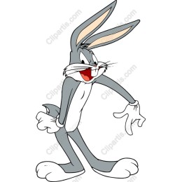 Playful Cartoon Rabbit