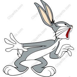 Playful Cartoon Rabbit