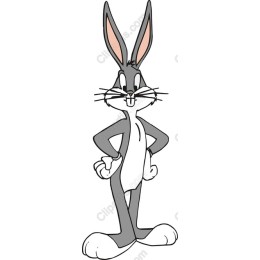 Charming Cartoon Rabbit