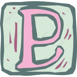 Playful Hand-Drawn Letter P