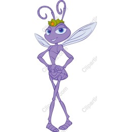 Whimsical Fairy Ant Character