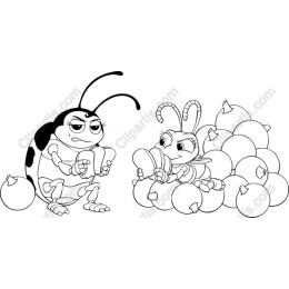 Whimsical Insect Duo