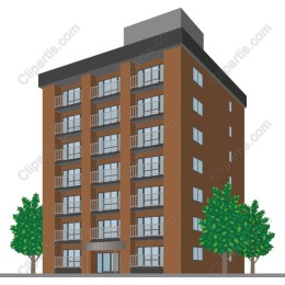 Modern Apartment Building