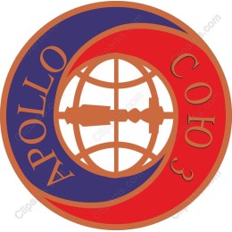 Apollo Soyuz Space Exploration Emblem