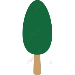 Minimalist Green Tree