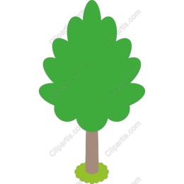 Stylized Green Tree
