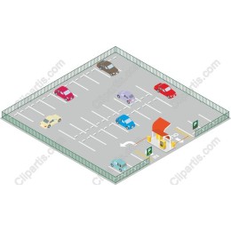 Isometric Parking Lot
