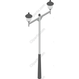 Dual Light Street Lamp