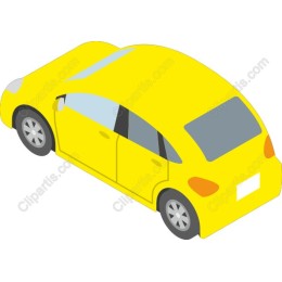 Vibrant Yellow Car