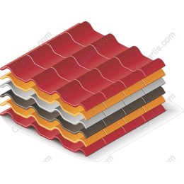 Multi-Color Roof Tile