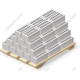 Concrete Brick Pallet