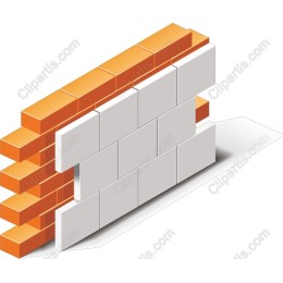 Isometric Brick Wall