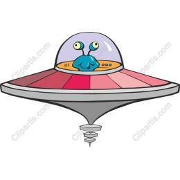 Whimsical Alien Spaceship