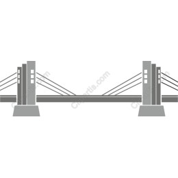 Modern Suspension Bridge