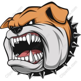 Fierce Bulldog Head