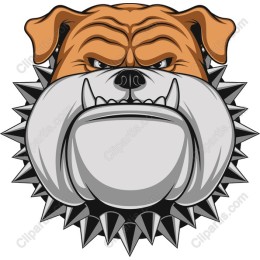 Fierce Bulldog Head