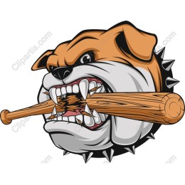 Fierce Bulldog Mascot