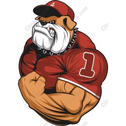 Fierce Bulldog Sports Mascot