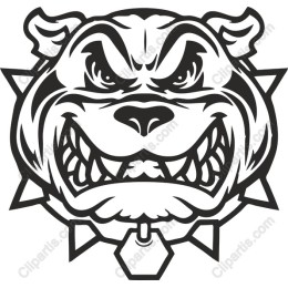 Fierce Bulldog Head