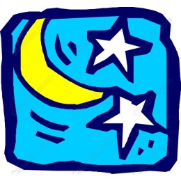Moon and Stars