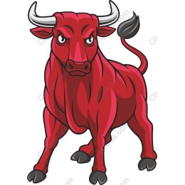 Vibrant Red Bull