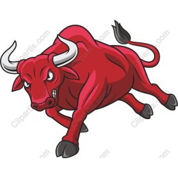 Fierce Red Bull