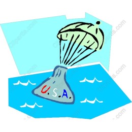 Vibrant U.S.A. Parachute Adventure