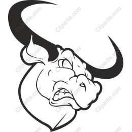 Fierce Bull Head
