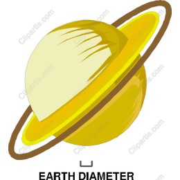 Earth Diameter vs. Saturn