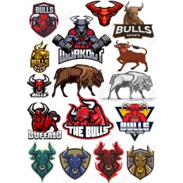 Bull Clipart Bundle - Dynamic and Diverse