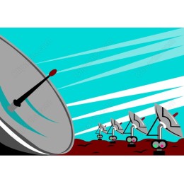 Futuristic Satellite Dish