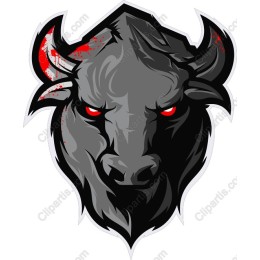 Fierce Bull Head