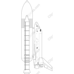 Space Shuttle and Rocket