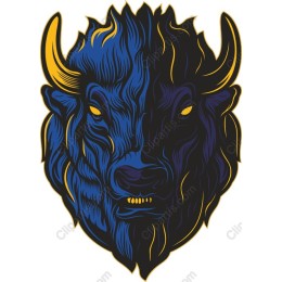 Bold Bison Head