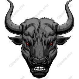 Fierce Bull Head